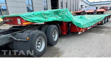 Triple Axle Lowbed Semi Trailer 60 Tons will be sent to Senegal