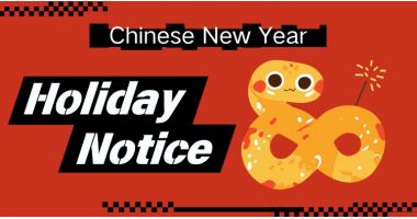 2025 Chinese New Year Holiday Notice