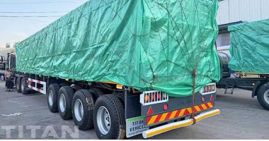 New 4 Axle Flatbed Trailers Will Send to Senegal