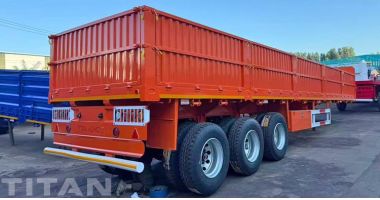 3 Axle Side Wall Cargo Semi Trailer Will Send to Senegal