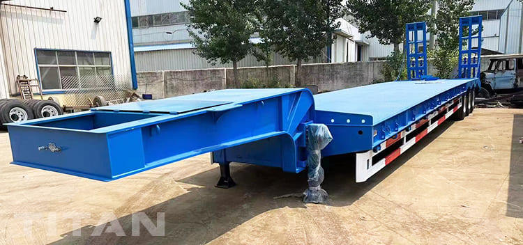 80 ton hydraulic low loader trailer