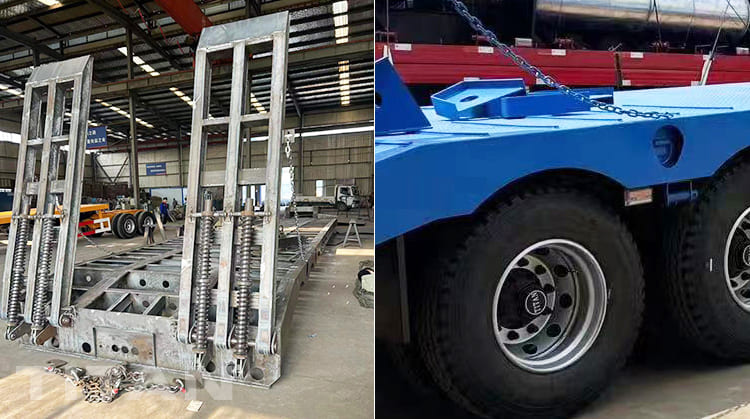 80 ton low loader trailer