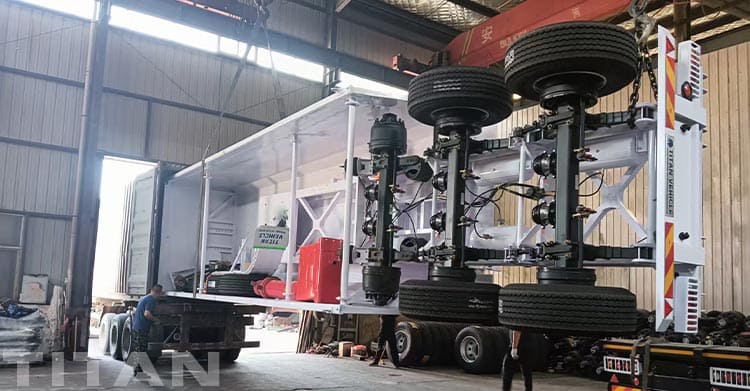 3 Axle Dump Trailer for Semi Truck for Sale in Senegal