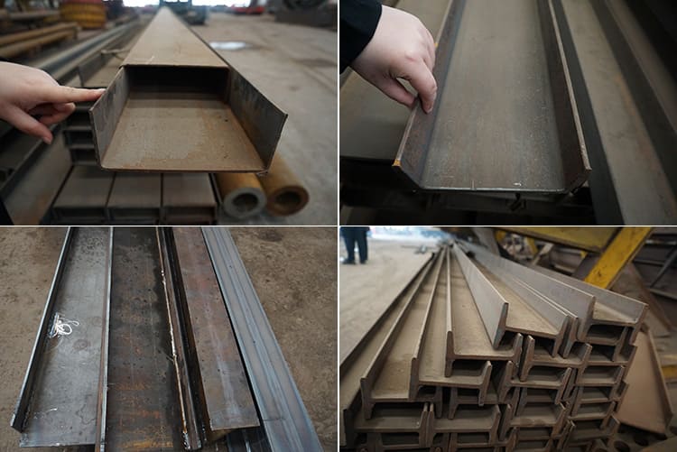 mian beam of flatbed semi trailer