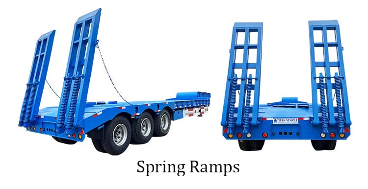Spring Ramps of low bed trailer for sale in Senegal