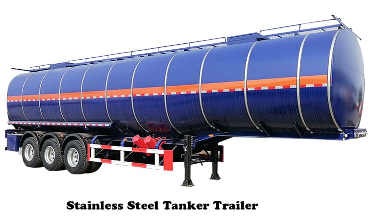 Stainless Steel  tanker trailer for Sale in Senegal