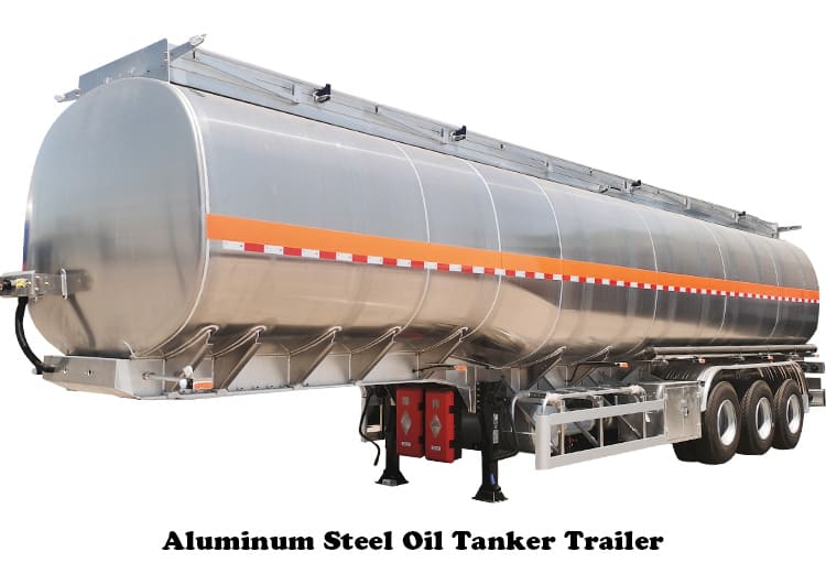 Aluminum steel tanker trailer for Sale in Senegal