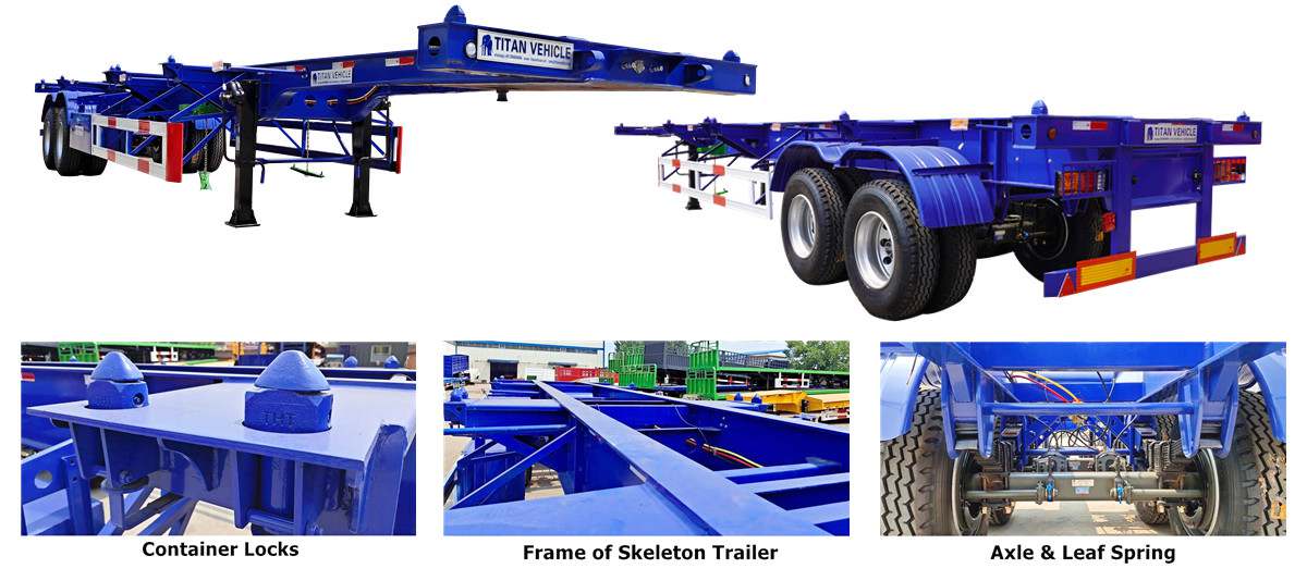 Shipping Container Semi Trailer for Sale in Senegal