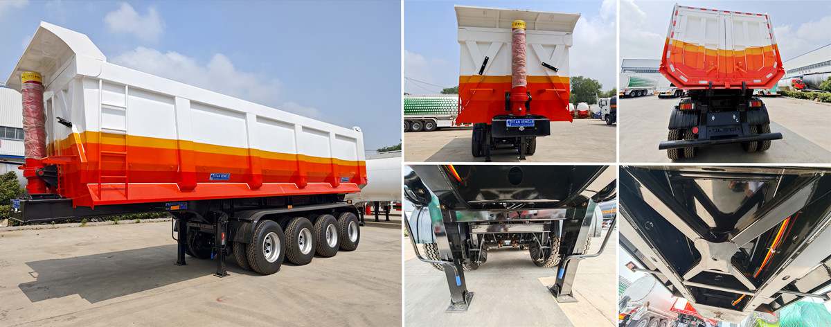 What is a Tipper Semi Trailer 3456 Axle Tipper Trailer for Sale in Senegal