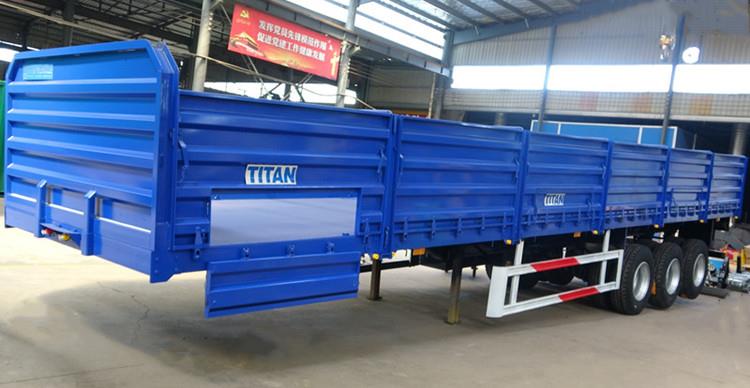 Tri Axle Grain Transport Trailer with Side Boards for Sale in Ghana