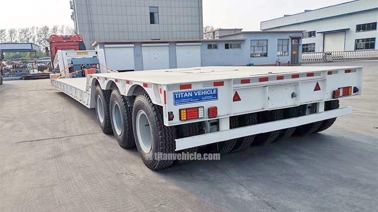150 Ton Detachable Gooseneck Low Bed Trailer for Sale in Ghana Kumasi