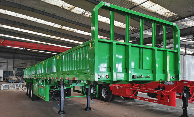 40T Sidewall Semi Trailer for Sale in Ghana Sekondi