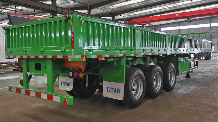 40T Sidewall Semi Trailer for Sale in Ghana Sekondi