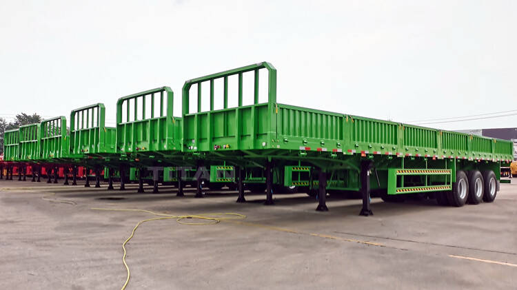 40T Sidewall Semi Trailer for Sale in Ghana Sekondi
