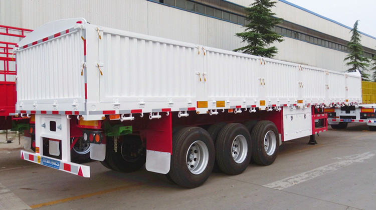 3 Axle Sidewall Trailer Price for Sale in Ghana Takoradi