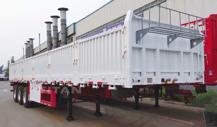 3 Axle Sidewall Trailer Price for Sale in Ghana Takoradi