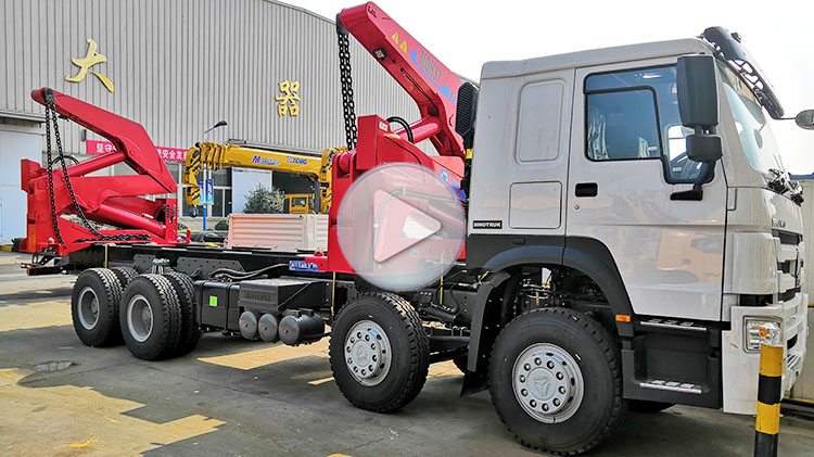 Sinotruk Howo Truck | Howo 371 | Sinotruk Howo Price | Howo Side Loader Truck for Sale in Senegal