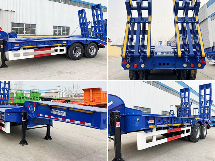 2 Axle Low Loader Trailer for Sale in Senegal Darkar