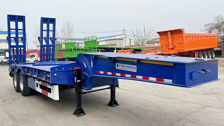 2 Axle Low Loader Trailer for Sale in Senegal Darkar
