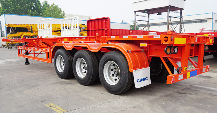 CIMC Chassis for Sale in Senegal | 40Ft Tri Axle Container Chassis for Sale