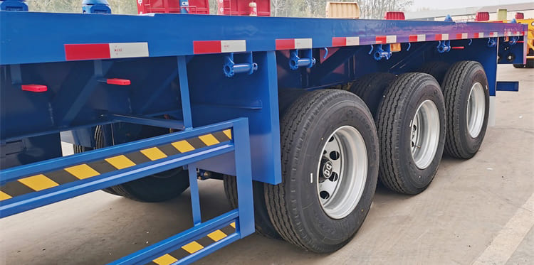 CIMC China 40 Feet Container Flatbed Semi Trailer for Sale in Senegal
