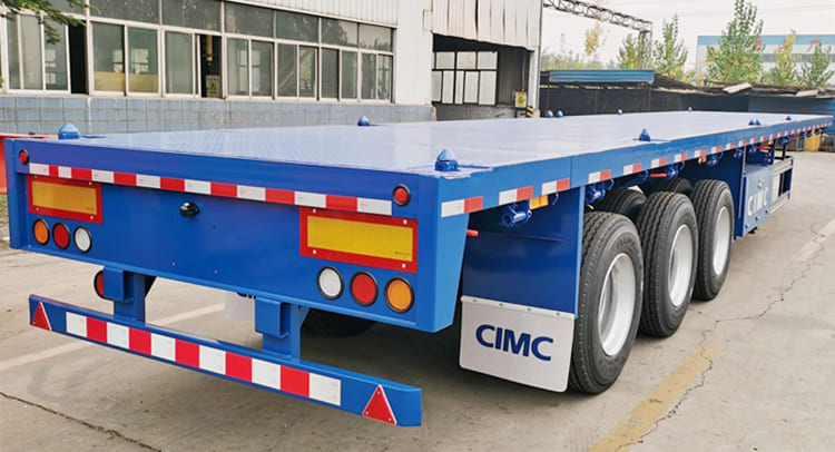 CIMC China 40 Feet Container Flatbed Semi Trailer for Sale in Senegal