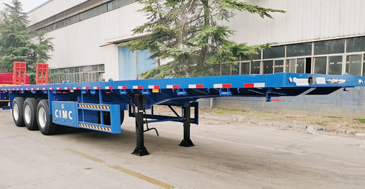 CIMC China 40 Feet Container Flatbed Semi Trailer for Sale in Senegal