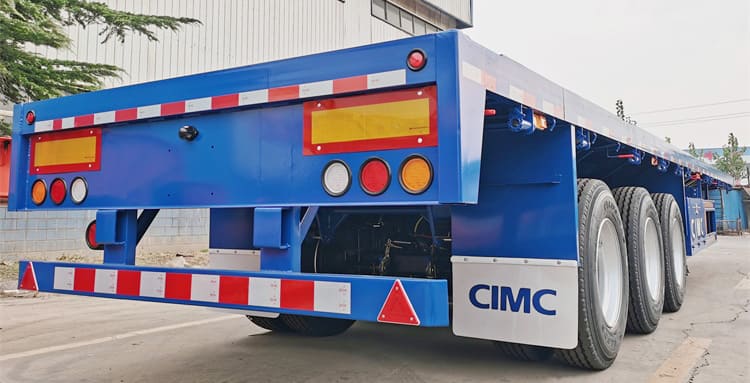 CIMC China 40 Feet Container Flatbed Semi Trailer for Sale in Senegal