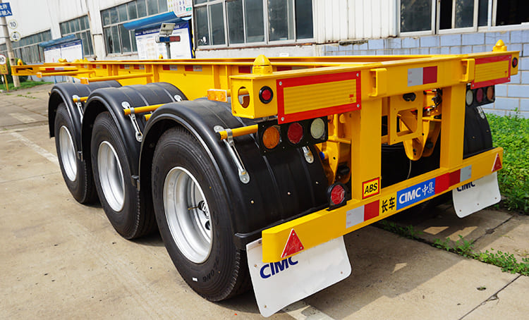 CIMC Vehicles Group | 20 40Ft Container Skeletal Semi Trailer for Sale in Senegal