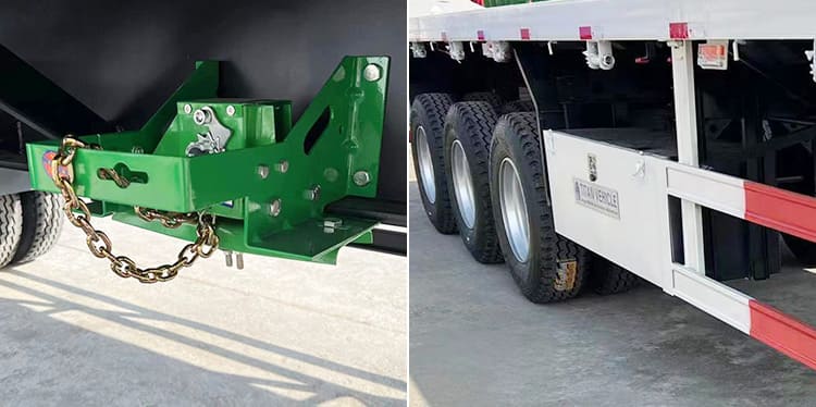 3 Axle 40Ft Flatbed Truck Trailer | Truck Flatbed Trailer for Sale in Senegal 
