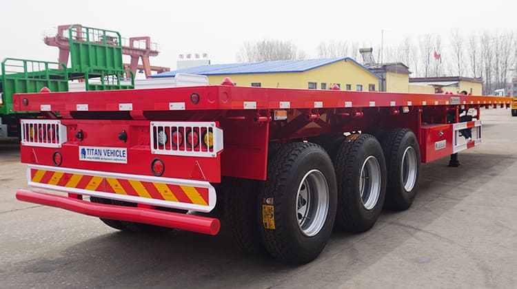 New 40 Feet Flatbed Trailers for Sale | Flatbed Semi Trailer Price in Senegal 