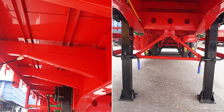 New 40 Feet Flatbed Trailers for Sale | Flatbed Semi Trailer Price in Senegal 