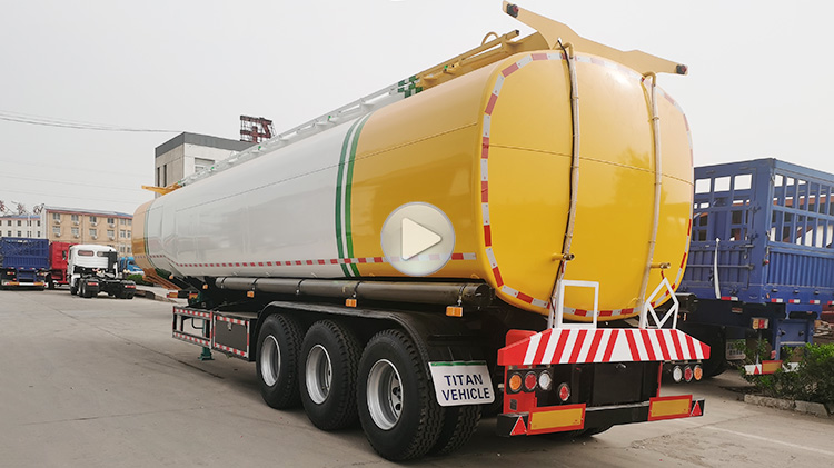 3 Axle 50000L Crude Oil Tanker Semi Trailer for Sale in Senegal Dakar