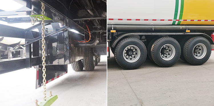 3 Axle 50000L Crude Oil Tanker Semi Trailer for Sale in Senegal Dakar