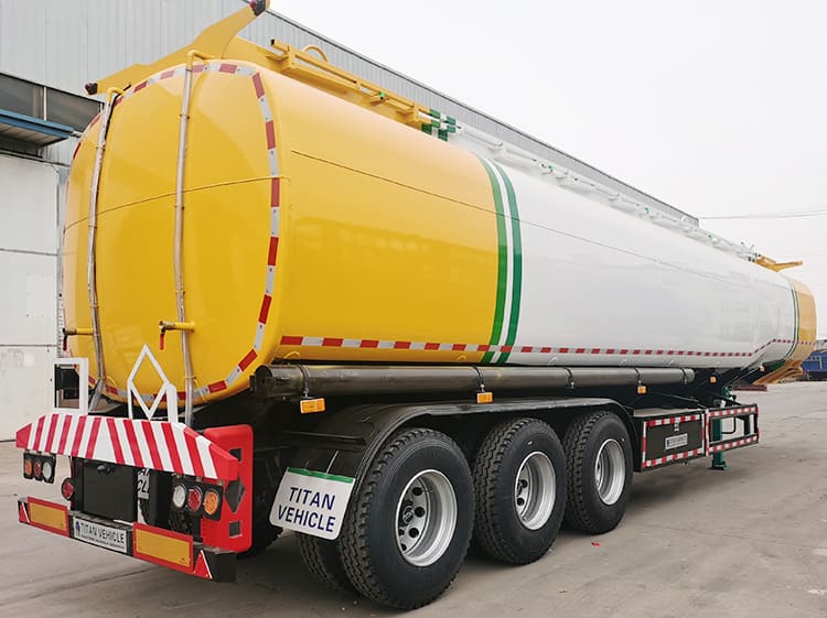 3 Axle 50000L Crude Oil Tanker Semi Trailer for Sale in Senegal Dakar