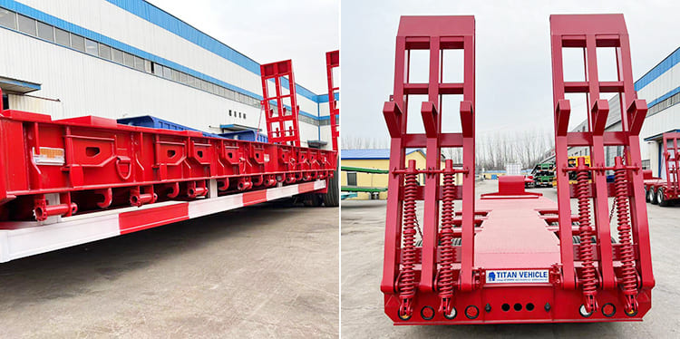 60 Ton Tri Axle Lowbed Truck Price for Sale in Senegal