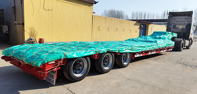 60 Ton Tri Axle Lowbed Truck Price for Sale in Senegal