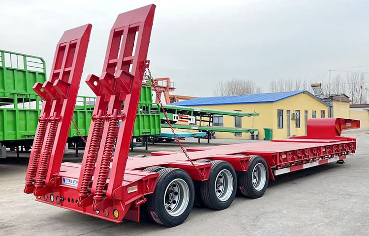 60 Ton Tri Axle Lowbed Truck Price for Sale in Senegal