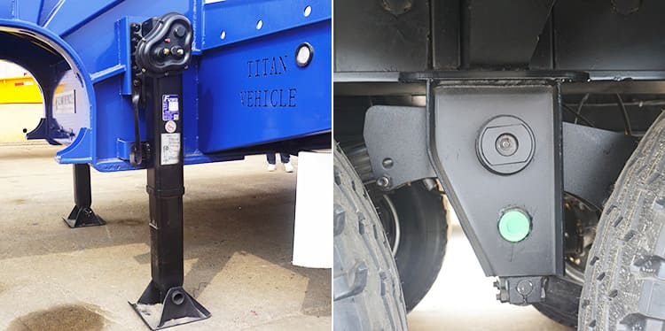 80 Ton 3 Axle Low Bed Trailer Truck Price in Senegal Dakar