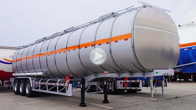 Tri Axle 50000L Stainless Steel Tanker for Sale in Senegal