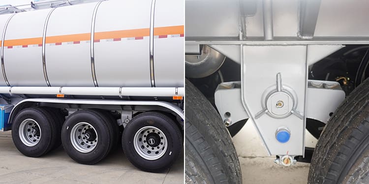 Tri Axle 50000L Stainless Steel Tanker for Sale in Senegal