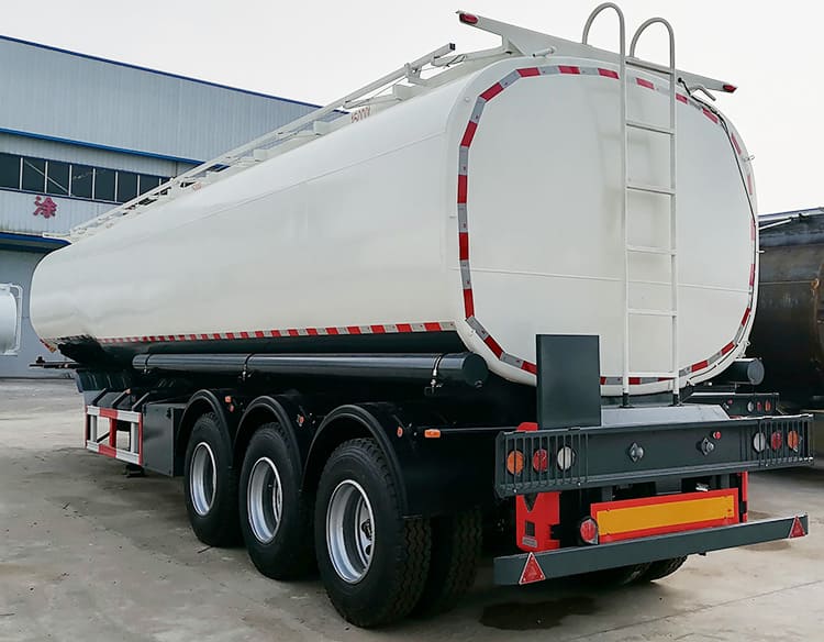 3 Axle 45000L Crude Oil Tanker Semi Trailer for Sale in Senegal Dakar
