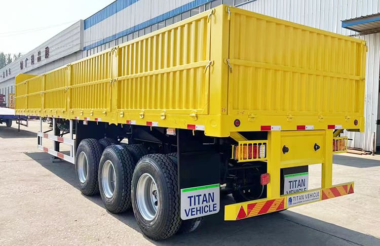 3 Axle Side Wall Semi Trailer for Sale in Senegal Kalolack