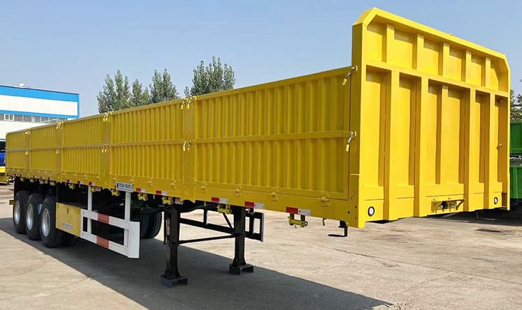 3 Axle Side Wall Semi Trailer for Sale in Senegal Kalolack