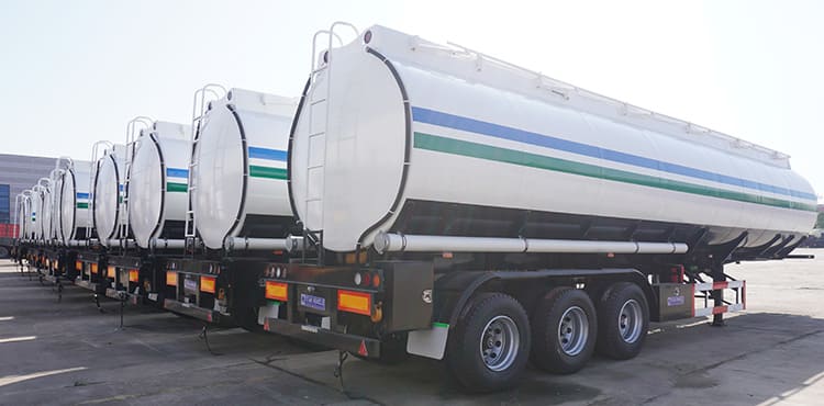 45000 Liters Diesel Fuel Tanker Trailers for Sale | Fuel Tanker Semi Trailer Price in Senegal