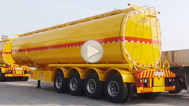 4 Axle Fuel Trailers for Sale | 50000 Ltrs Semi Tanker Trailer Price in Senegal