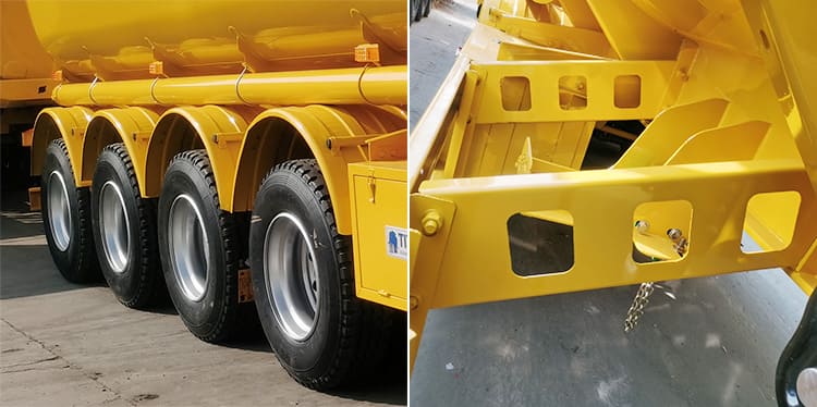 4 Axle Fuel Trailers for Sale | 50000 Ltrs Semi Tanker Trailer Price in Senegal