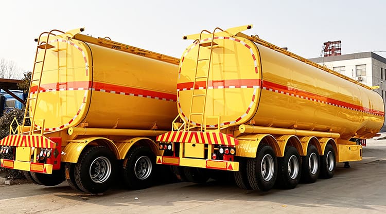 4 Axle Fuel Trailers for Sale | 50000 Ltrs Semi Tanker Trailer Price in Senegal