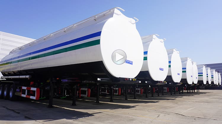 45000 Liters Diesel Fuel Tanker Trailers for Sale | Fuel Tanker Semi Trailer Price in Senegal