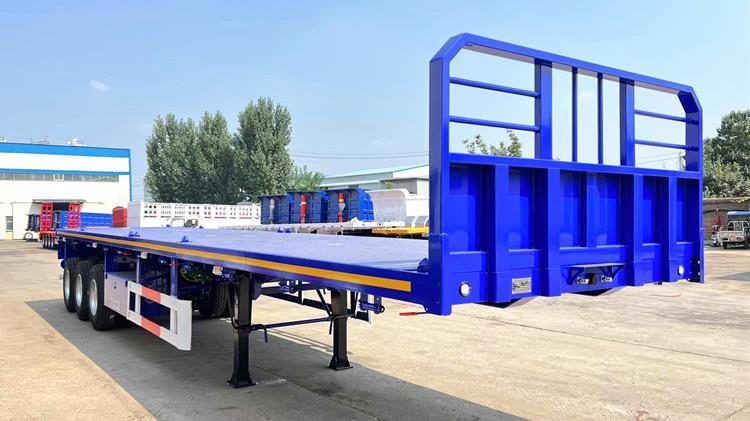 3 Axle 40 Foot Flatbed Truck Trailer | Flat Bed Trailers for Sale in Senegal